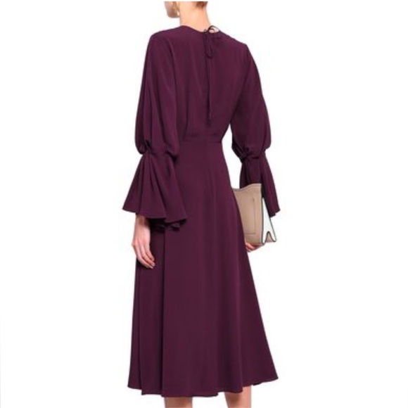Roksanda Pleated crepe midi dress - Picture 3 of 8
